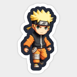 Retro Hero of the Hidden Leaf Sticker